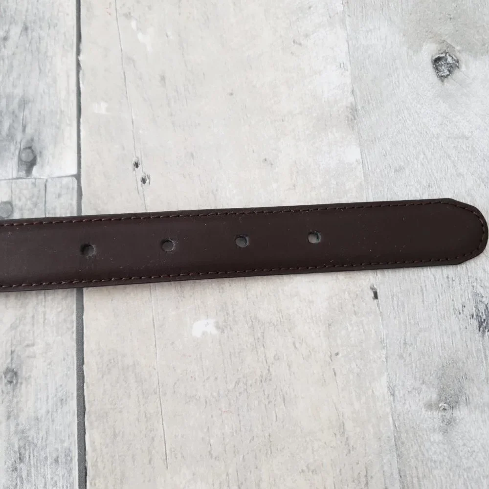 Boys Brown with Sliver Buckle Belt